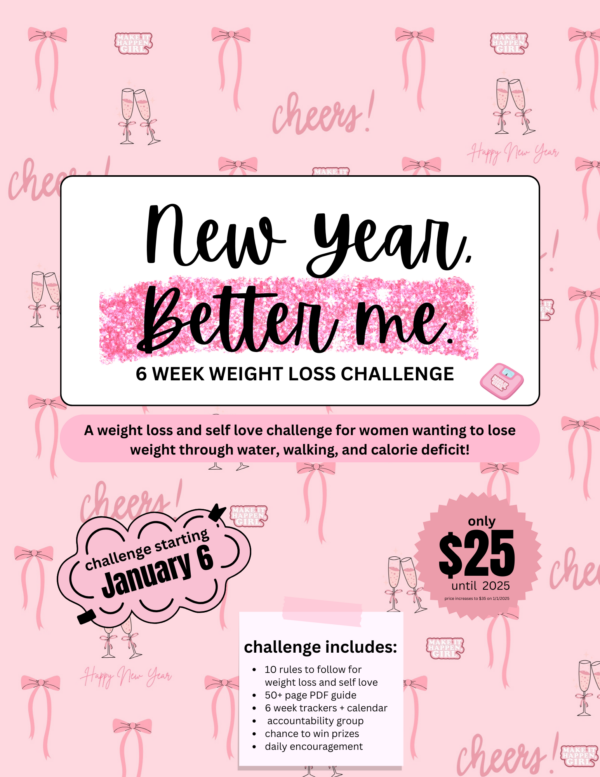 New Year, Better Me Challenge starting 01/06/2025