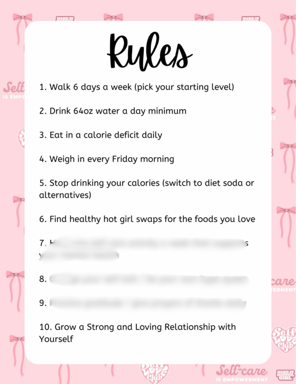 Self Love Club 6 Week Weight Loss Challenge and Guide - Image 2