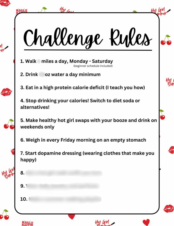 2025 Hot Girl Summer Challenge - Image 2