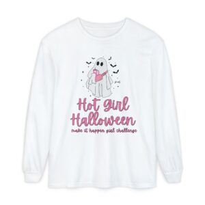 Hot Girl Halloween Challenge Long Sleeve, Comfort Colors