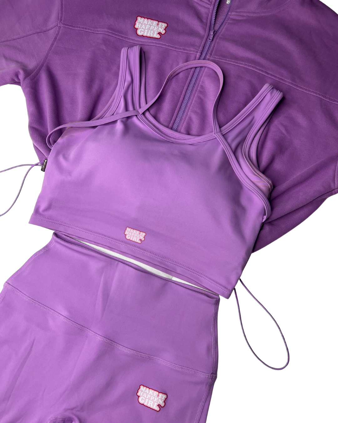 Make It Happen, Girl. Padded Sports Tank